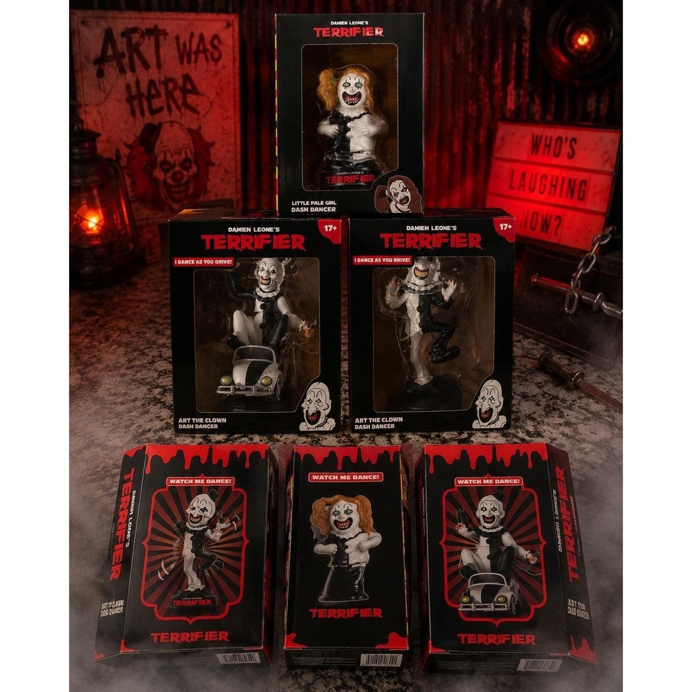 Terrifier Art the Clown Dash Dancer Lot 3 Little Pale Girl Horror Figures New